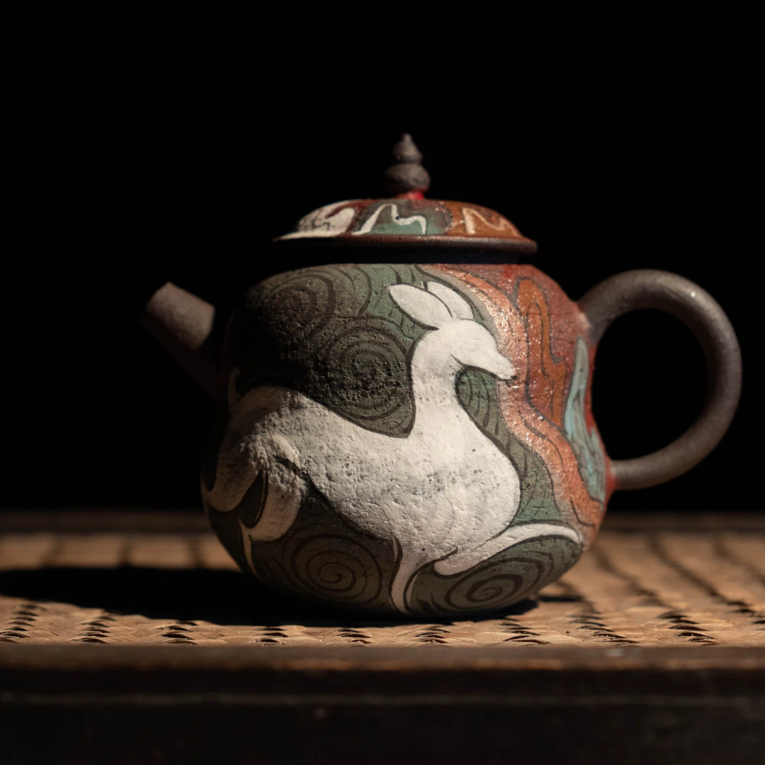 安冉手作敦煌系列茶壶