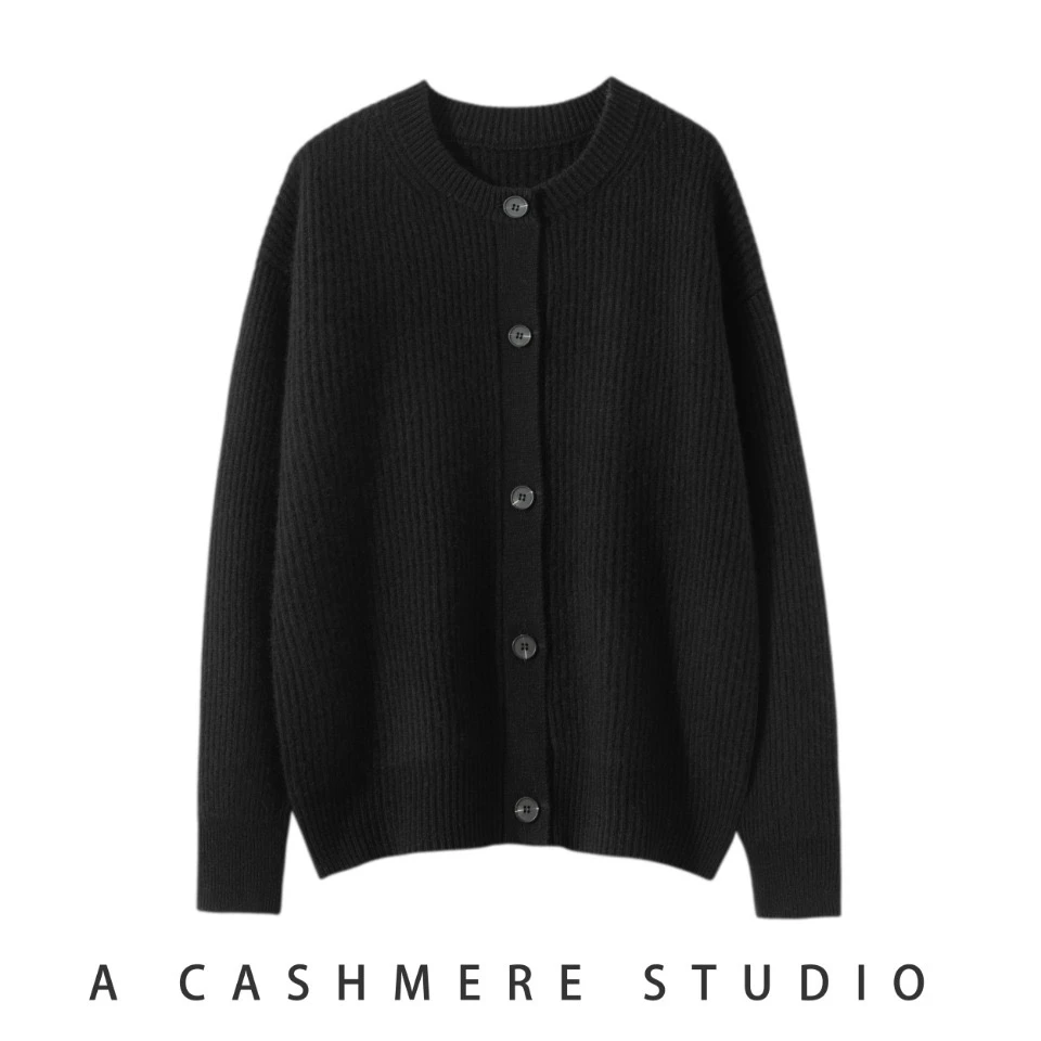 元宝针开衫AS 8179