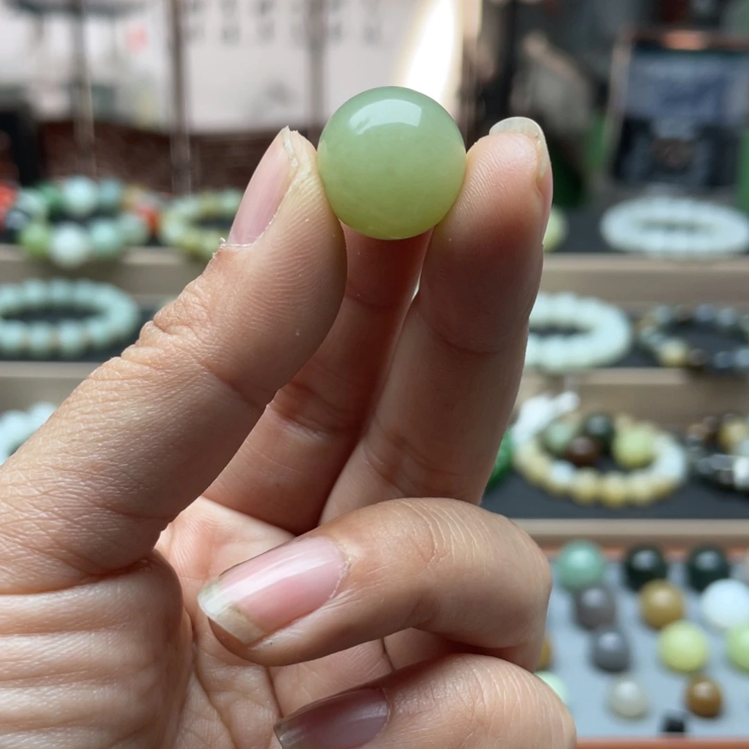 和田玉单珠16未镶嵌