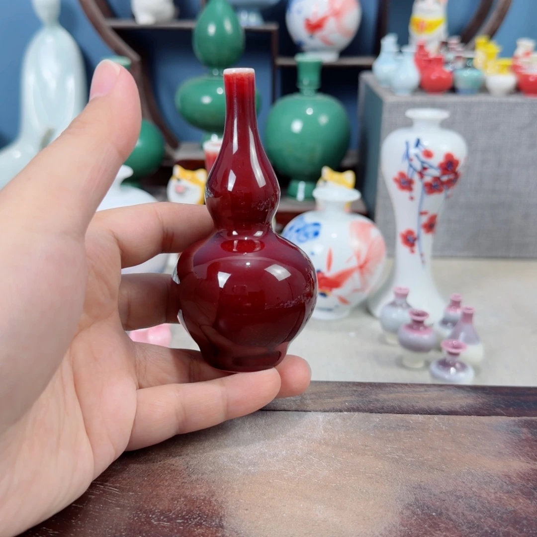 陶瓷手工小花器摆件