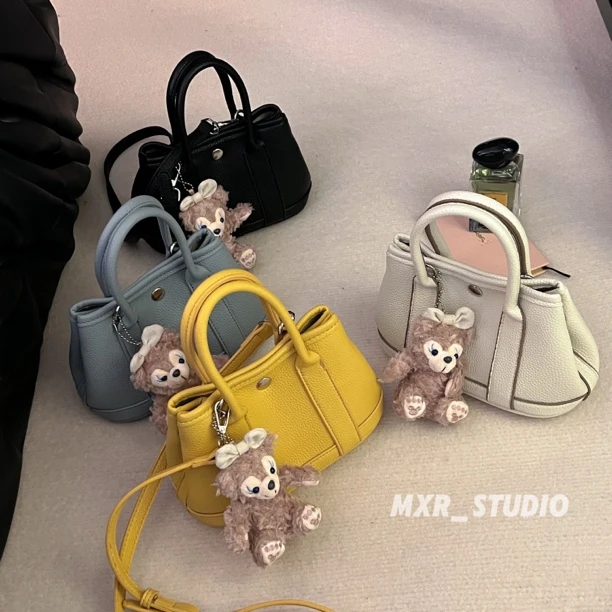 【发财小鸡】手提花园包女2025新款小众轻奢斜挎包百搭小鸡黄托特包