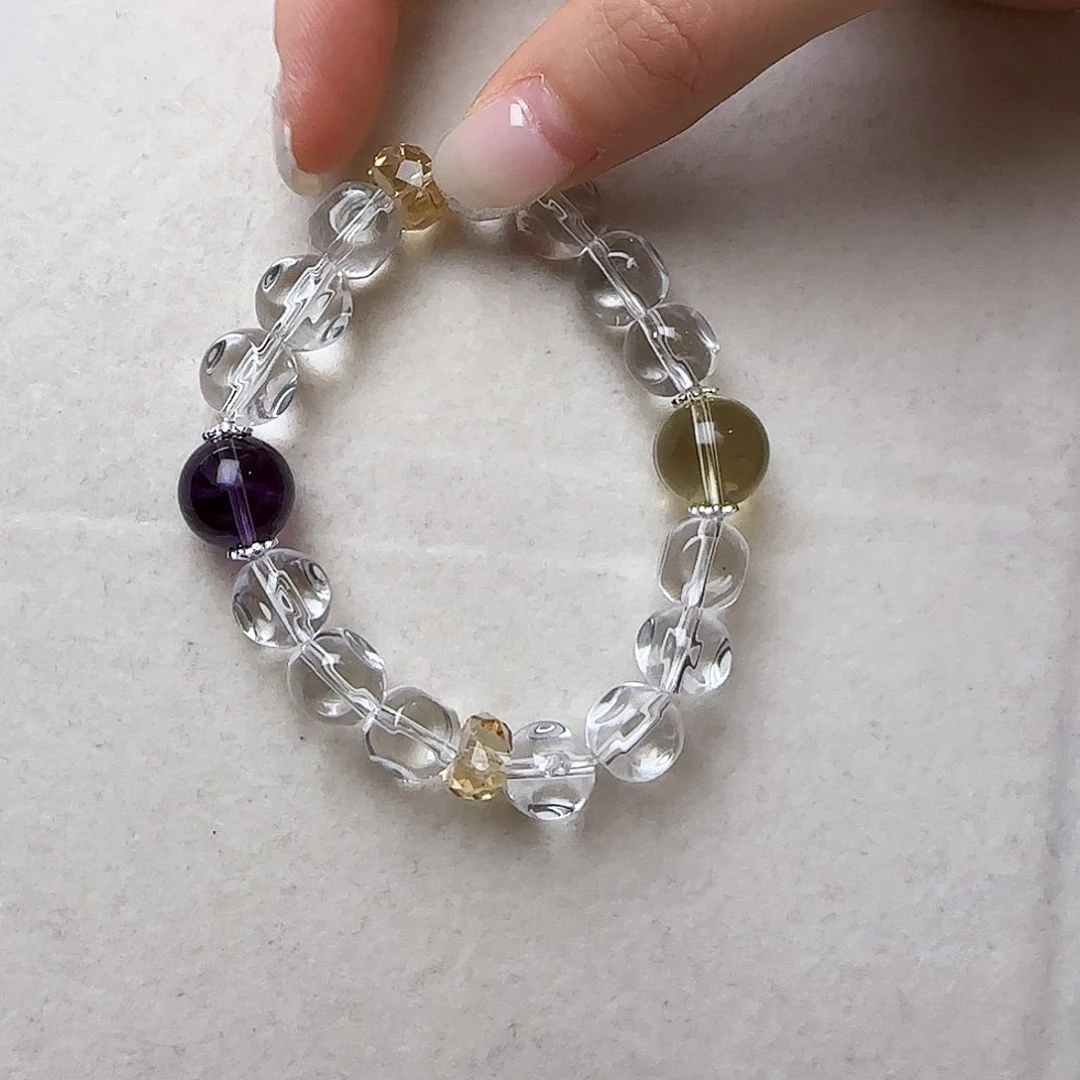 水晶手链未镶嵌大气上档次