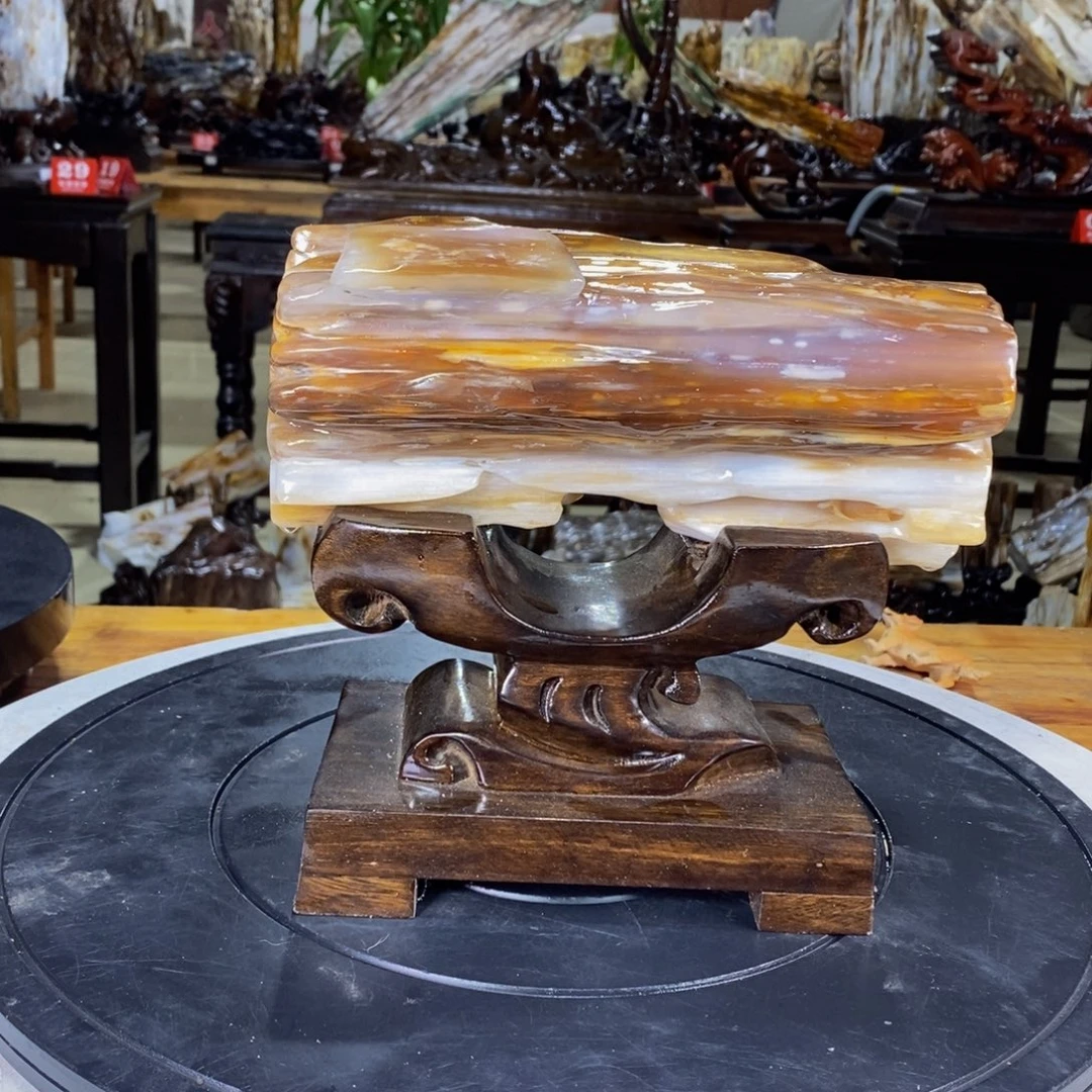 硅化玉未镶嵌珠宝奇石