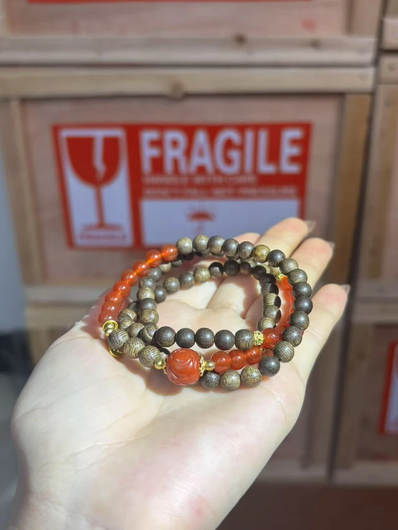 增香沉香木精选手串无礼盒  J0146