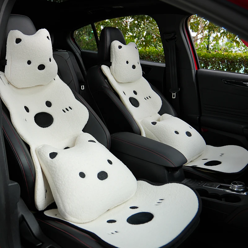 夏雷顿西高地冬季通用汽车坐垫半包设计主副驾驶座套耐脏防滑透气