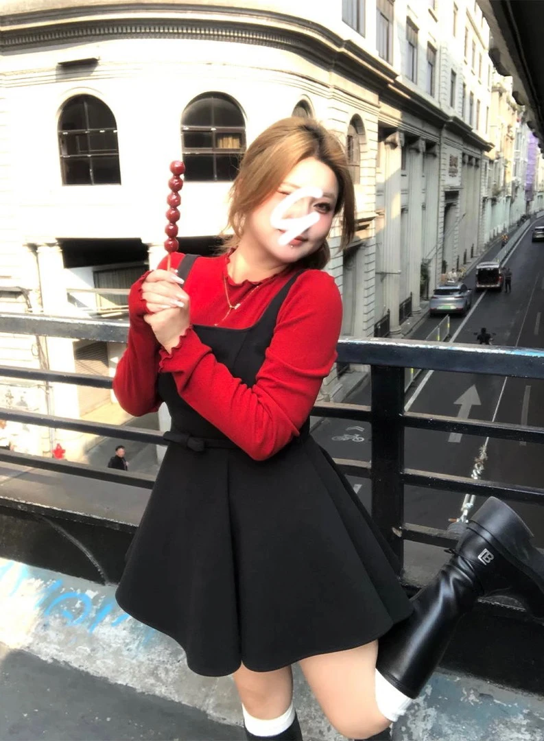 3681#大码毛呢外套连衣裙套装女冬季新款大码显瘦两件套