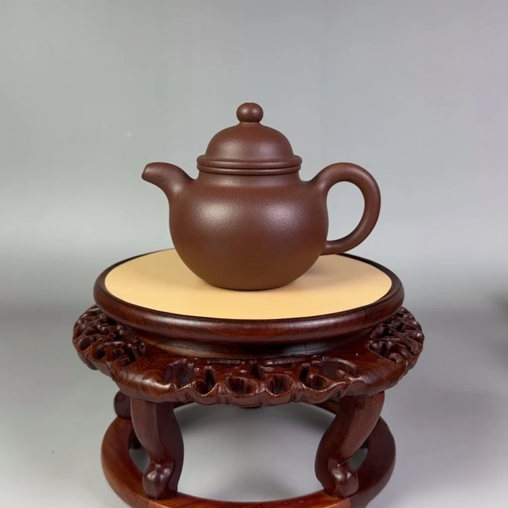 茶壶底槽青掇球壶200 cc全手工制作