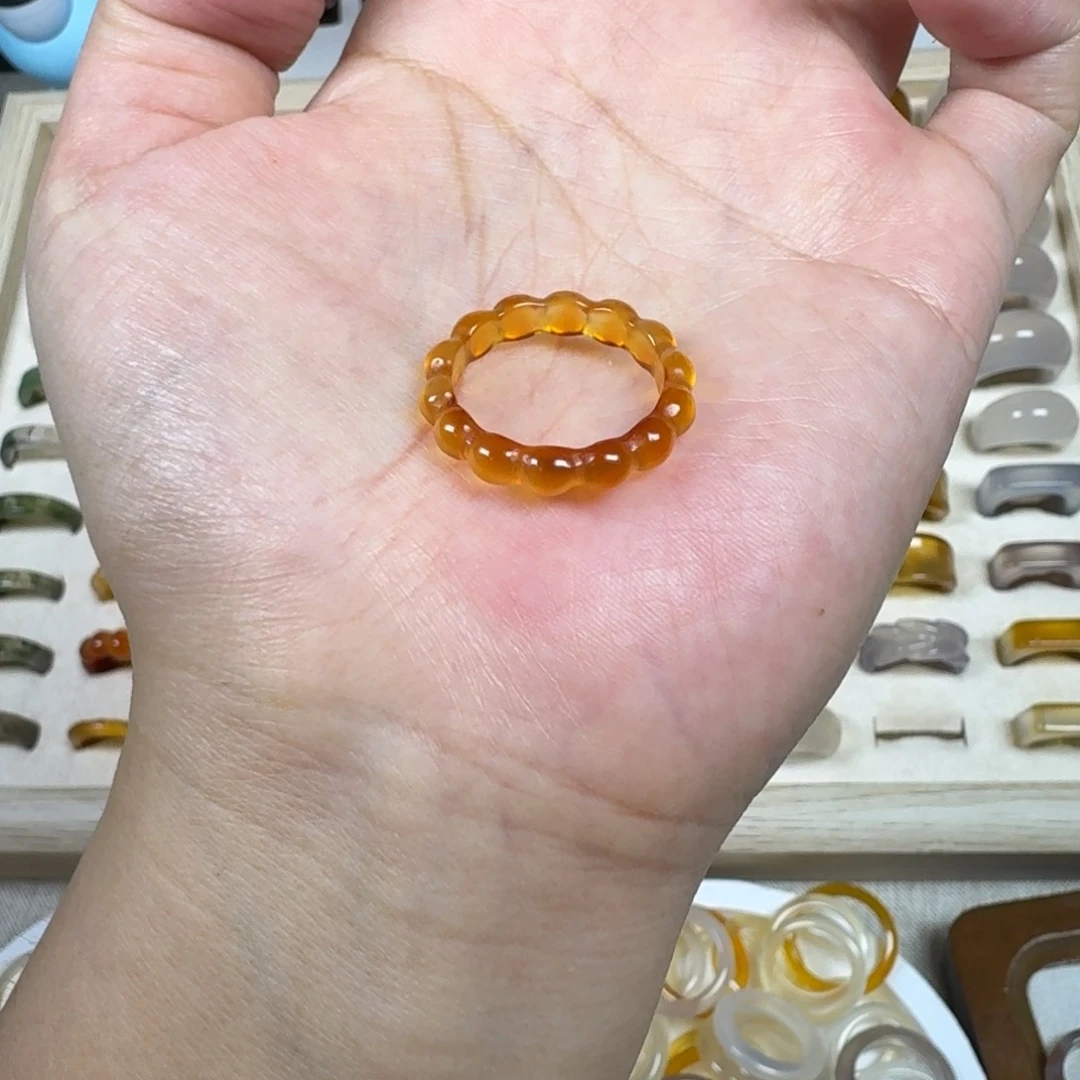 未镶嵌戒指玛瑙/玉髓761港17.5卡18