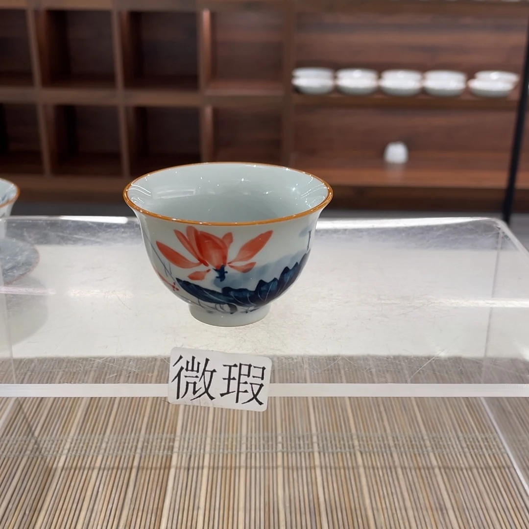 微瑕釉下彩纯手绘