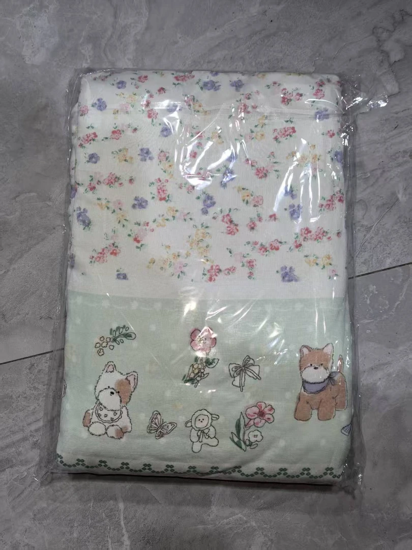 小竹棉被罩【碎花小狗】2米×2.3米