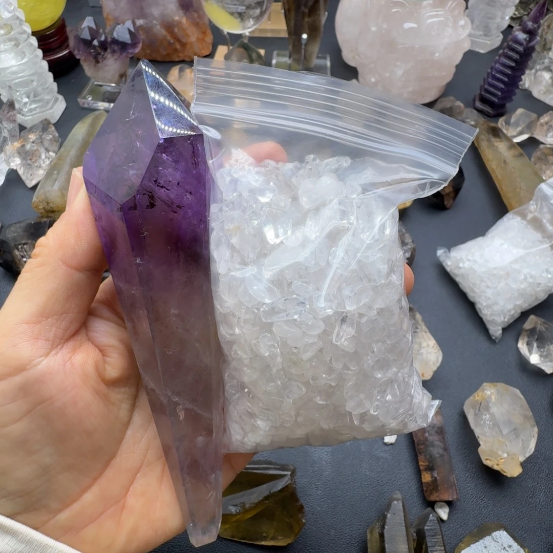 金***滩石材紫水晶福利福利