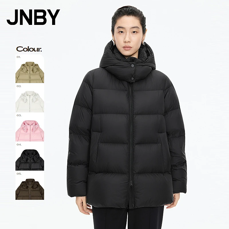 【商场同款】JNBY/江南布衣25冬新品羽绒服A型宽松长袖5X0C10110