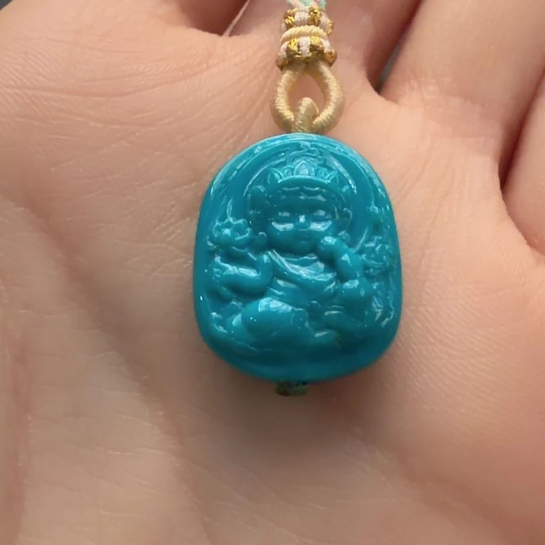 绿松石未镶嵌颈饰