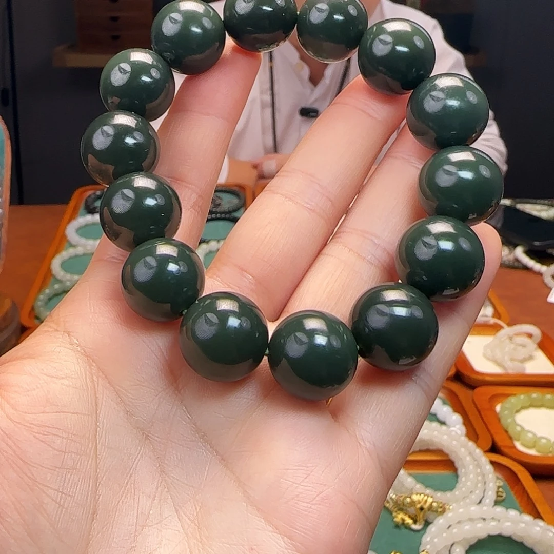 和田玉未镶嵌手链