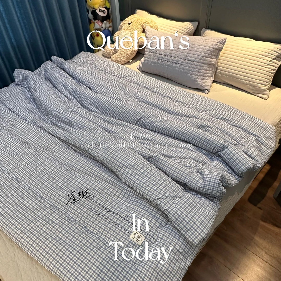 斑斑推荐【柏林春秋被】全棉色织春秋被可机洗