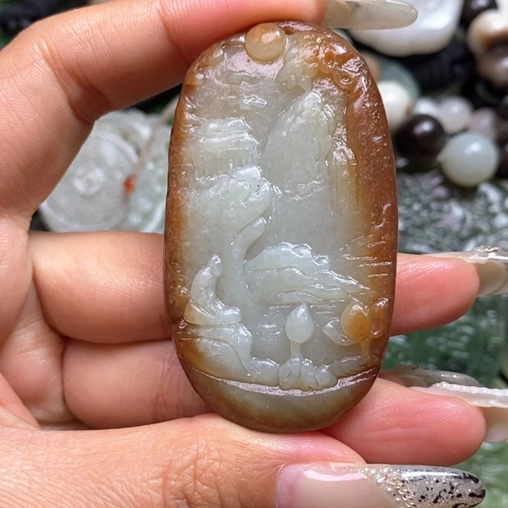 和田玉颈饰未镶嵌