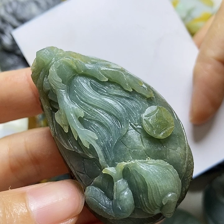 定制翡翠未镶嵌毛货