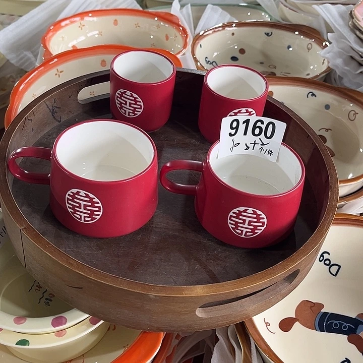 瓷微瑕外贸餐具9160