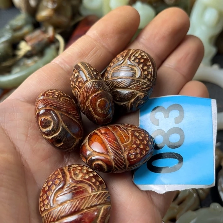 和田玉颈饰未镶嵌飞**鸣