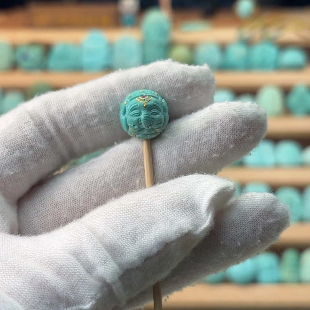 绿松石未镶嵌配饰