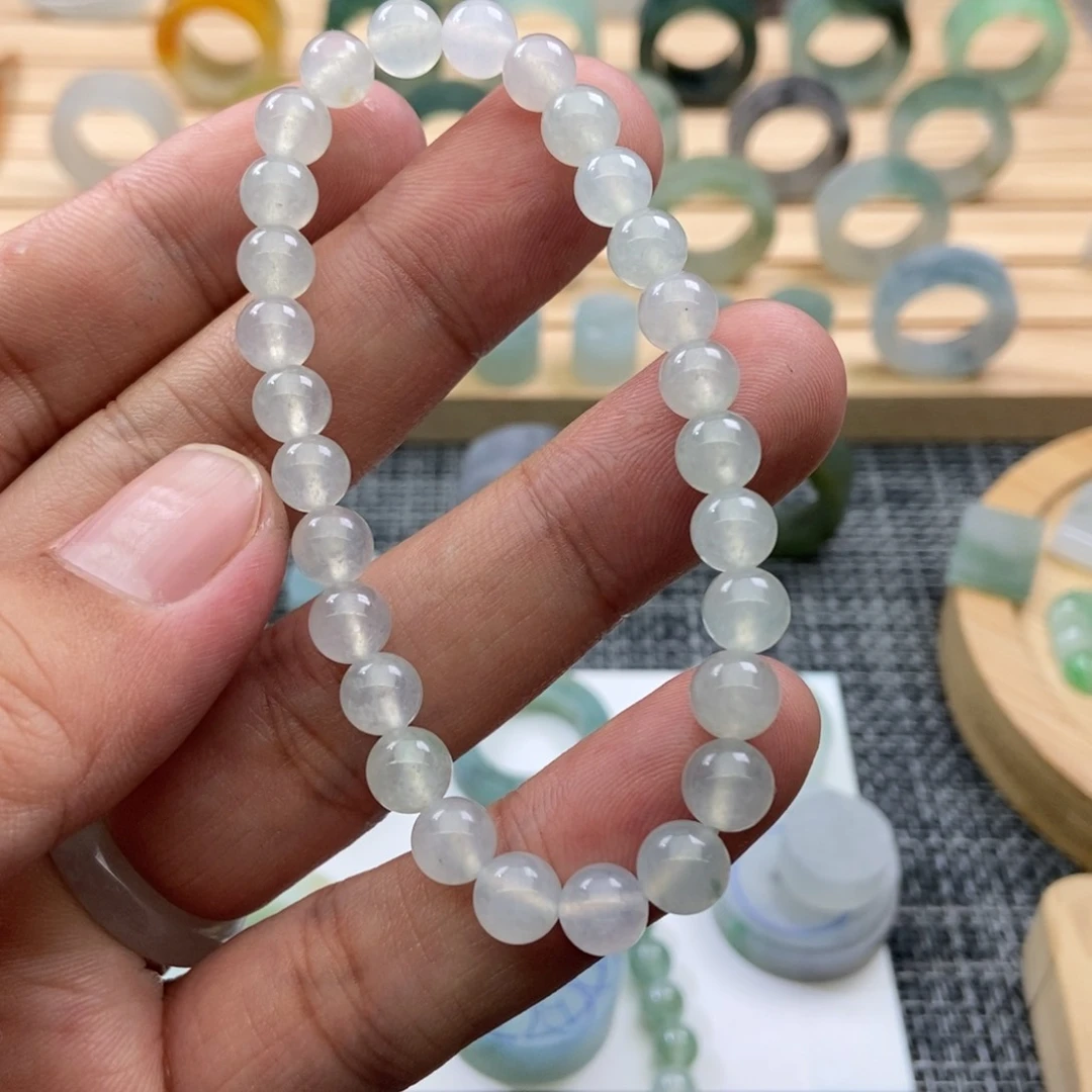 翡翠颈饰未镶嵌粘**?璟一珠宝翡翠成品