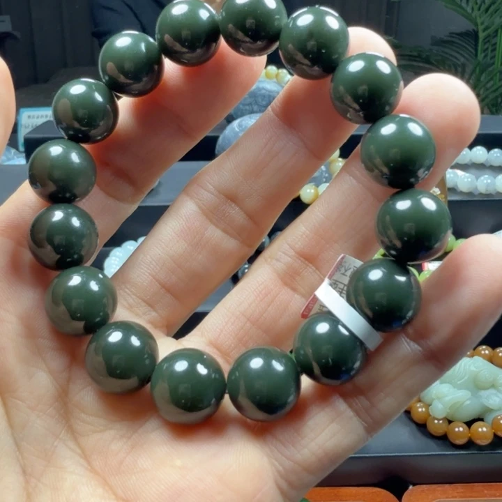 和田玉未镶嵌手链