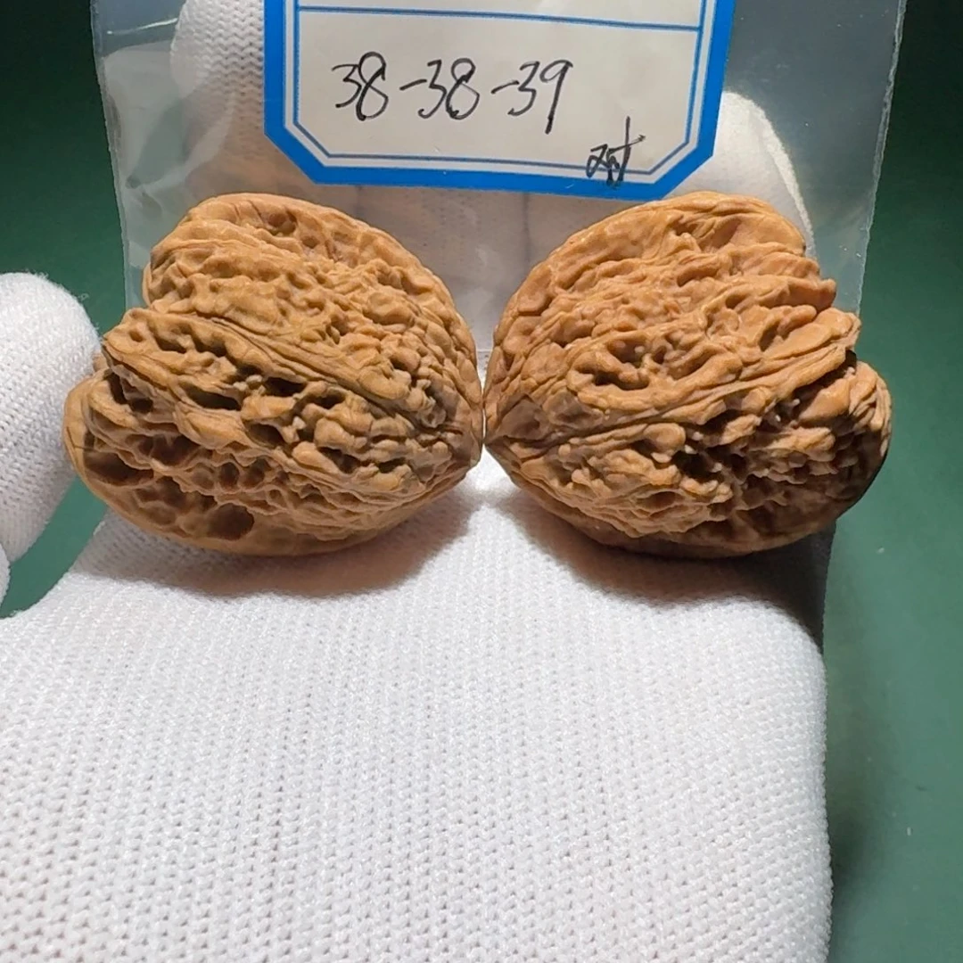 吊坠文玩核桃15号凹底残
