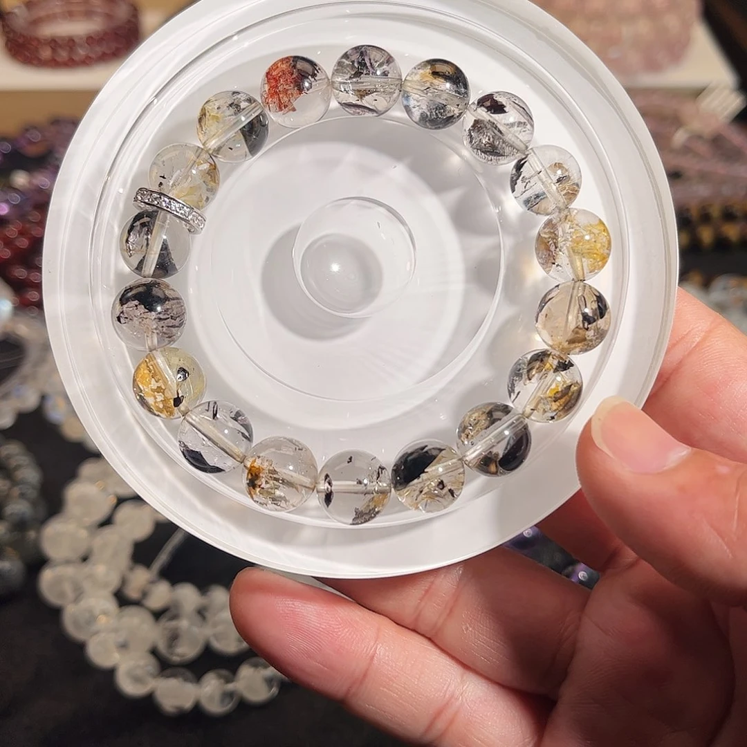 水晶手链未镶嵌闪闪发光发亮闪灵11+