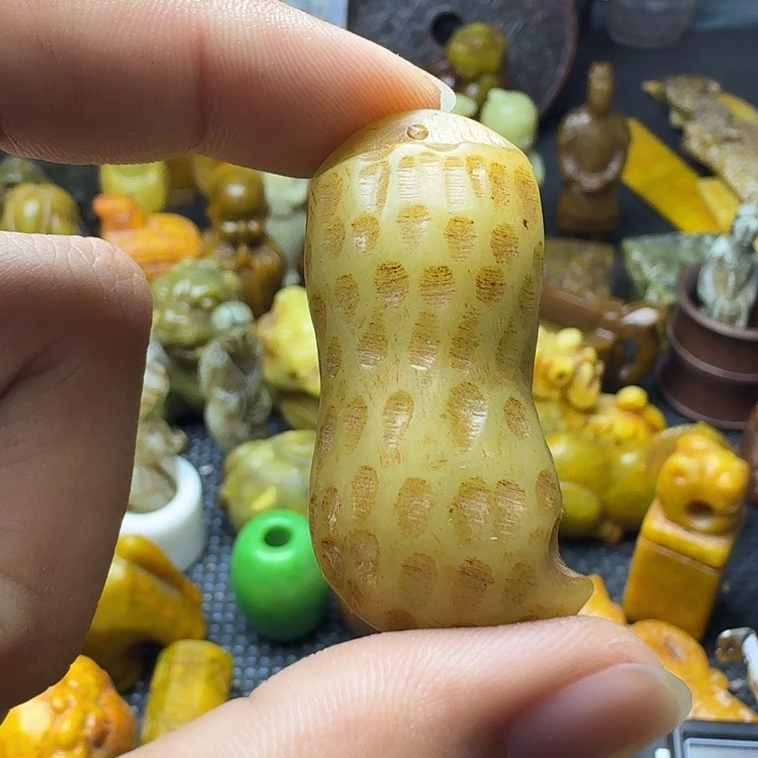 白玉菩提吊坠。。。