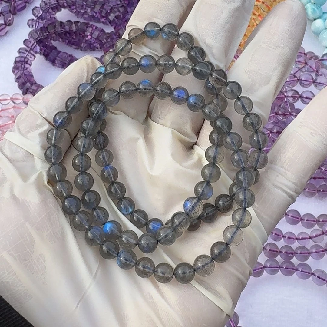 未镶嵌手链水晶?*颜