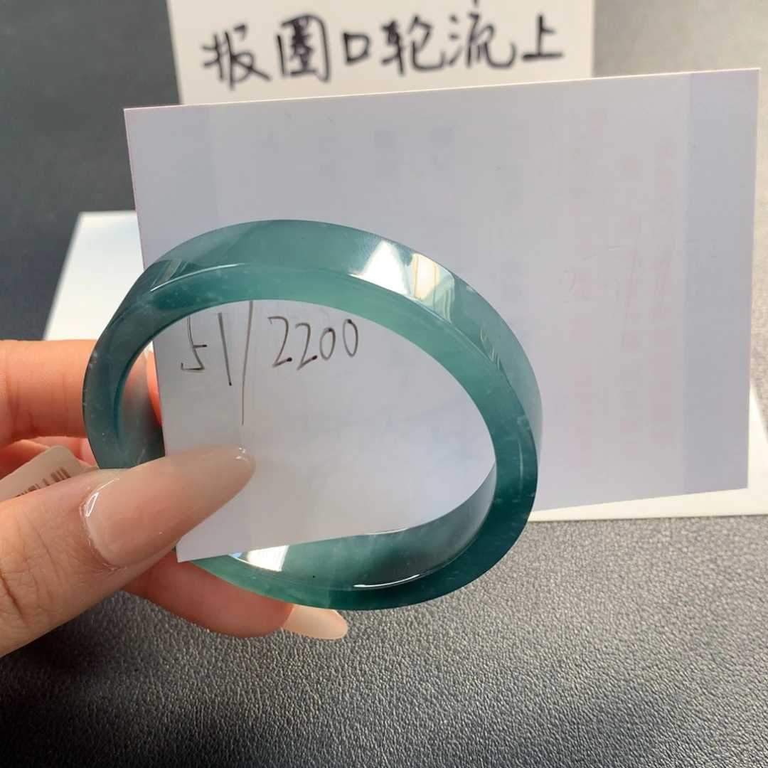 翡翠未镶嵌手镯天然翡翠
