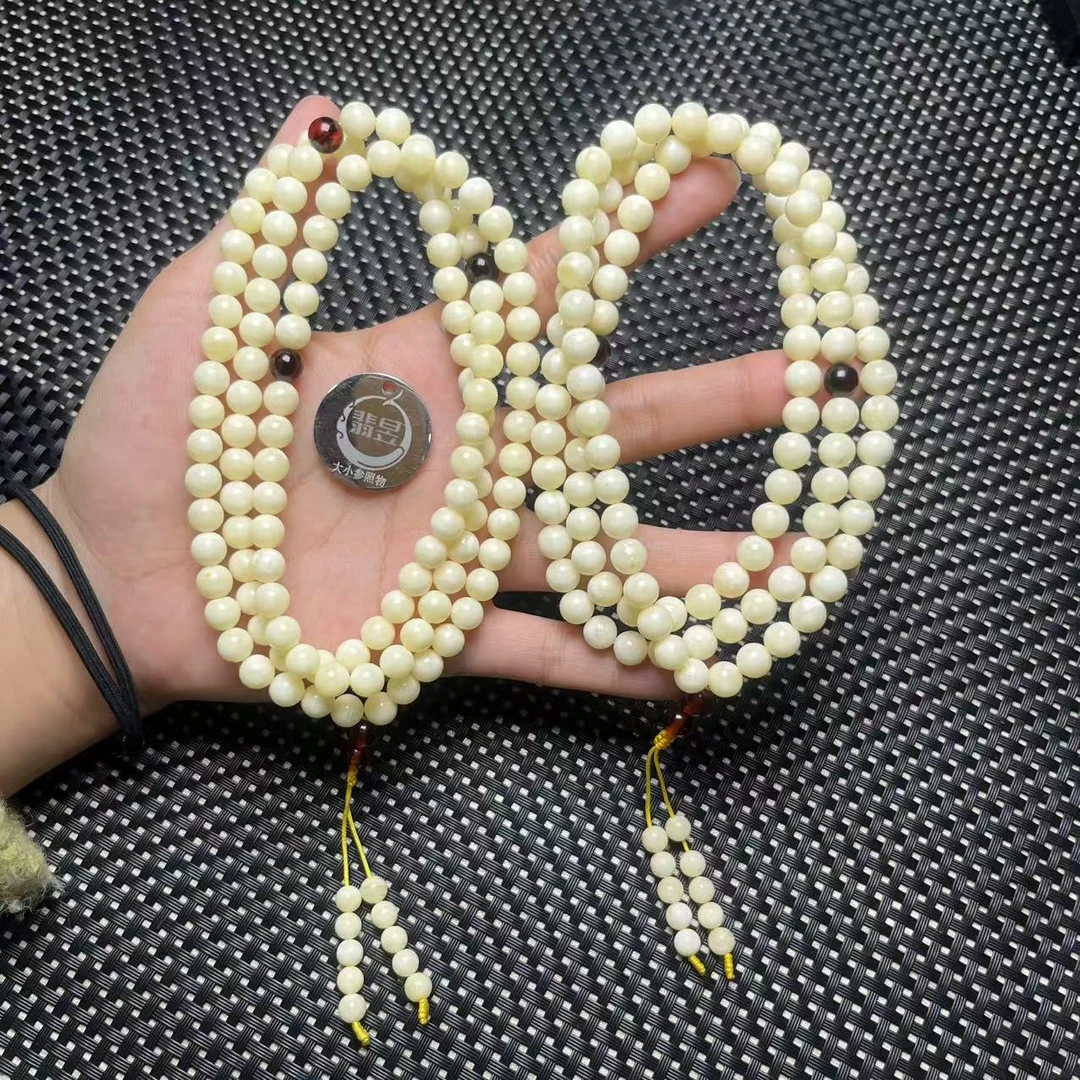 翡昱-SH29-23533-蜜蜡珠链颈饰/约7+/约108颗/-多样性发其一-C