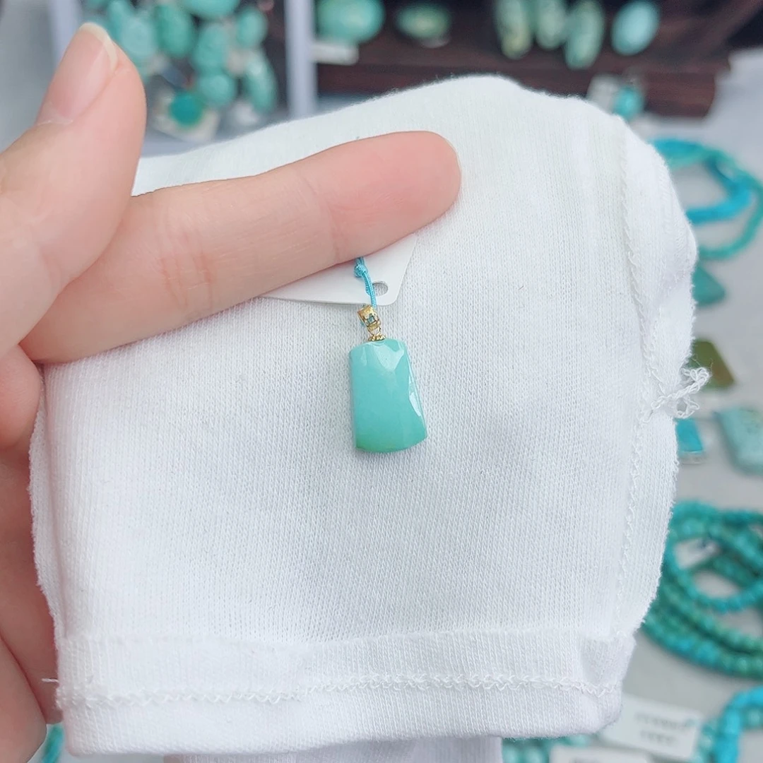 绿松石18K金镶嵌绿松石