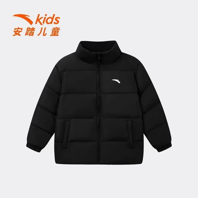 安踏儿儿童四防羽绒服25新款科技保暖舒适加厚厚外套A72549902