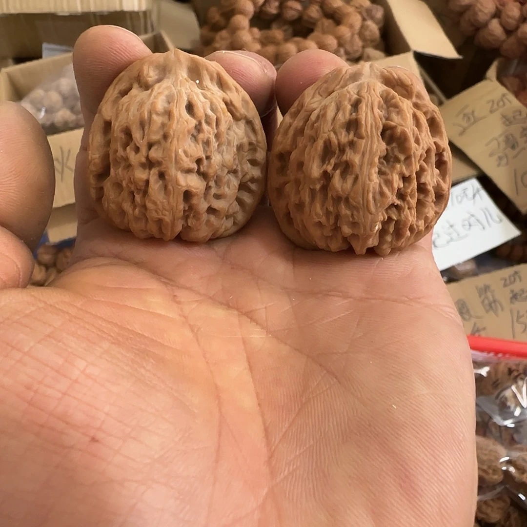 文玩核桃把件38-37-38全品无修逐鹿南疆