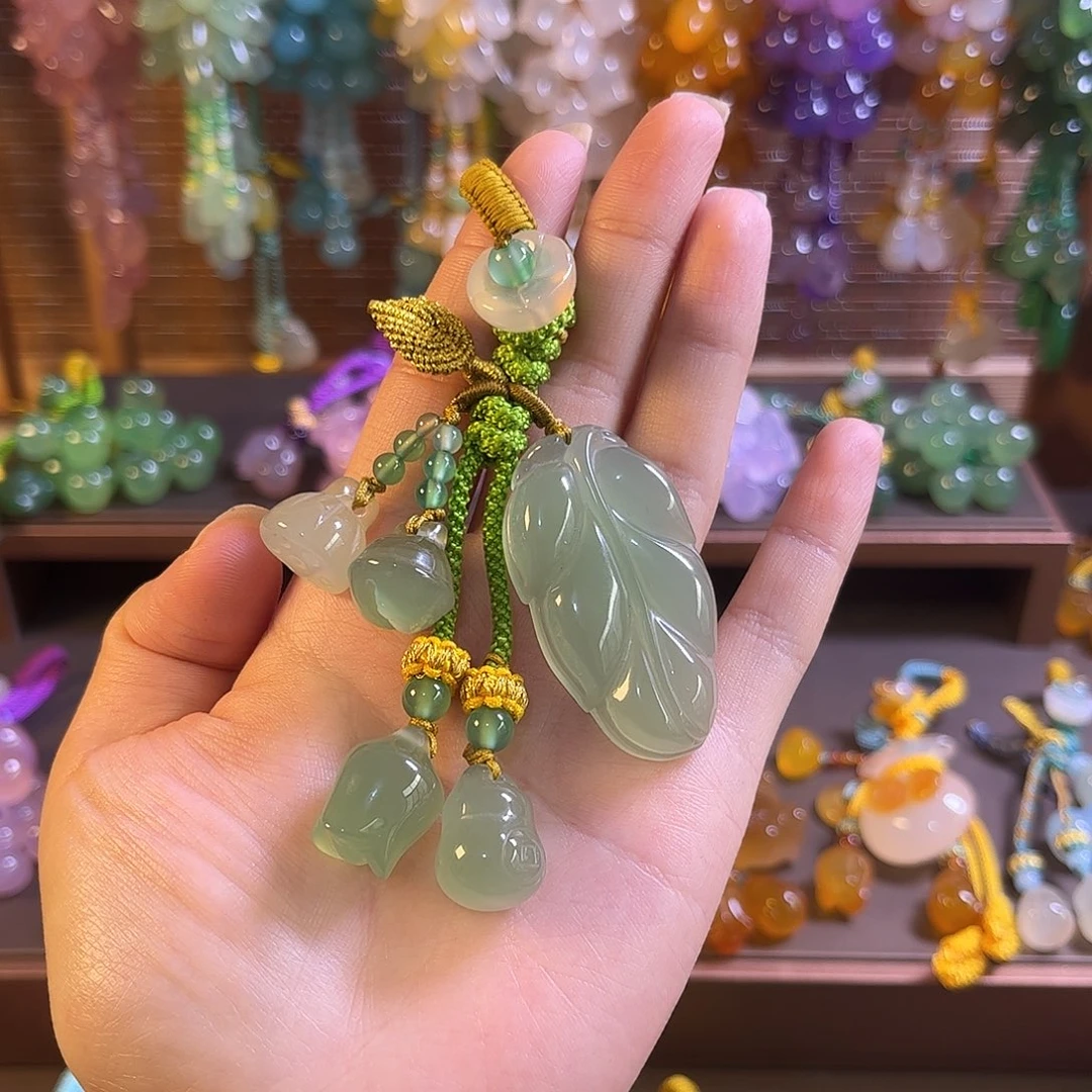 玛瑙/玉髓未镶嵌车挂