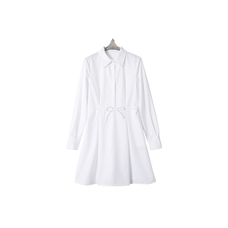 女装连衣裙气质长袖时尚女士商务优雅衬衫连衣裙CEA5536