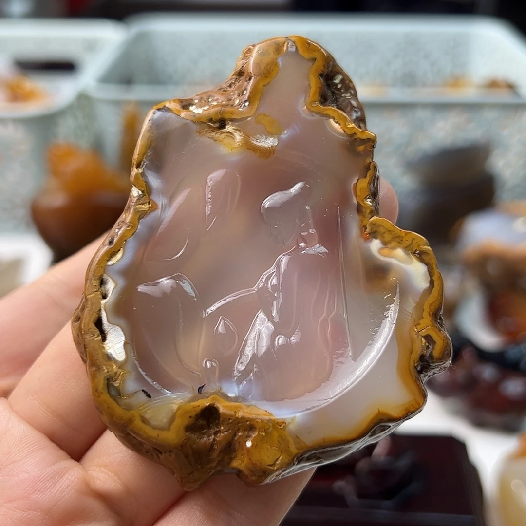 未镶嵌颈饰玛瑙/玉髓