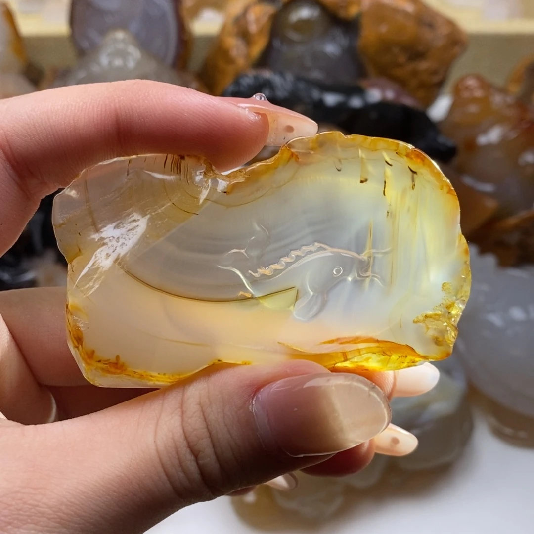 玛瑙/玉髓未镶嵌颈饰