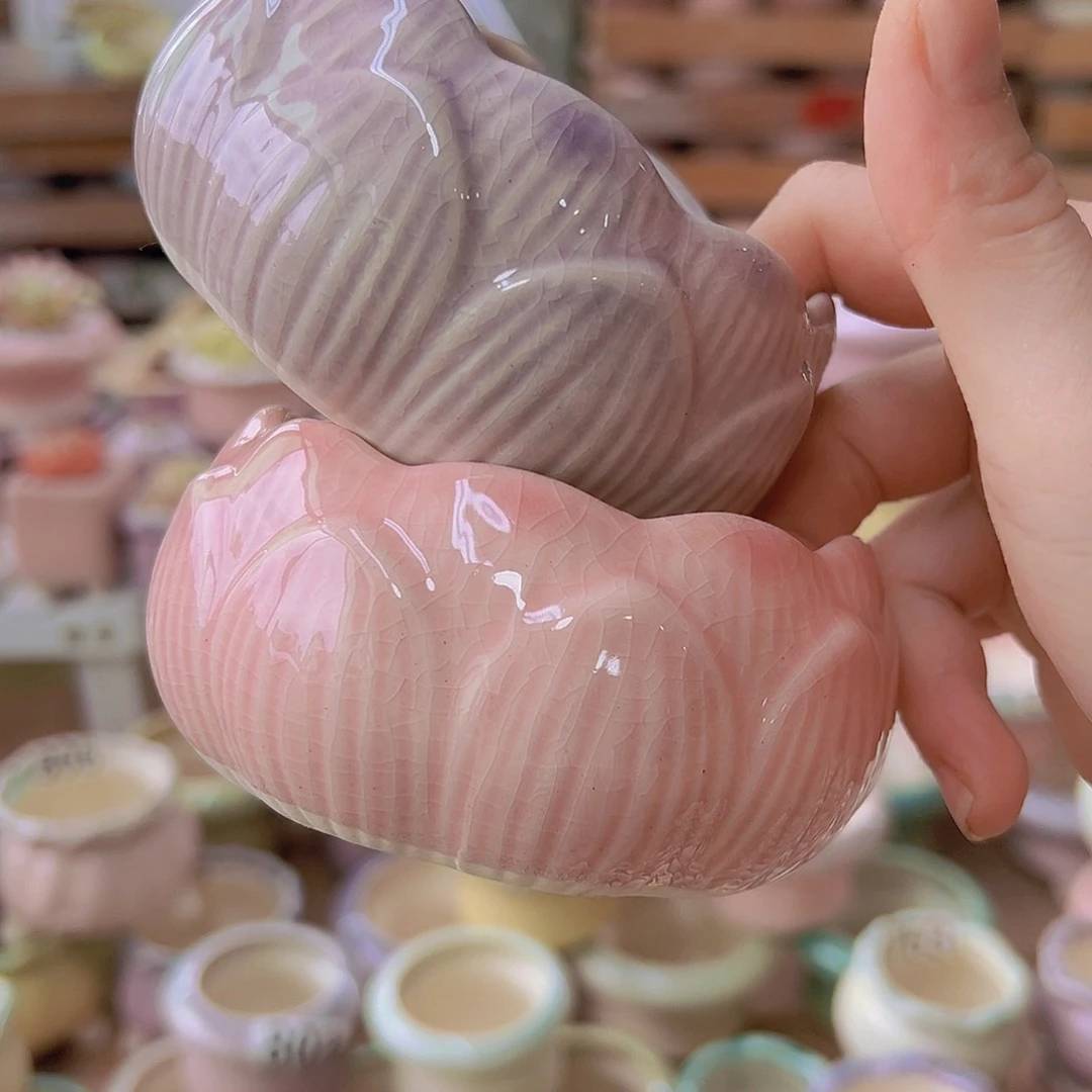 陶瓷花盆单场凑满12包邮