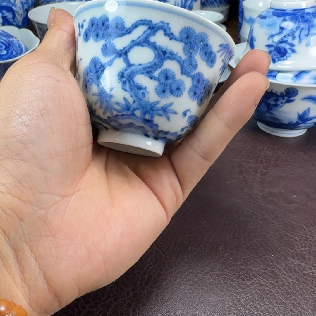 K***r瓷片当代景德镇陶瓷手绘茶具