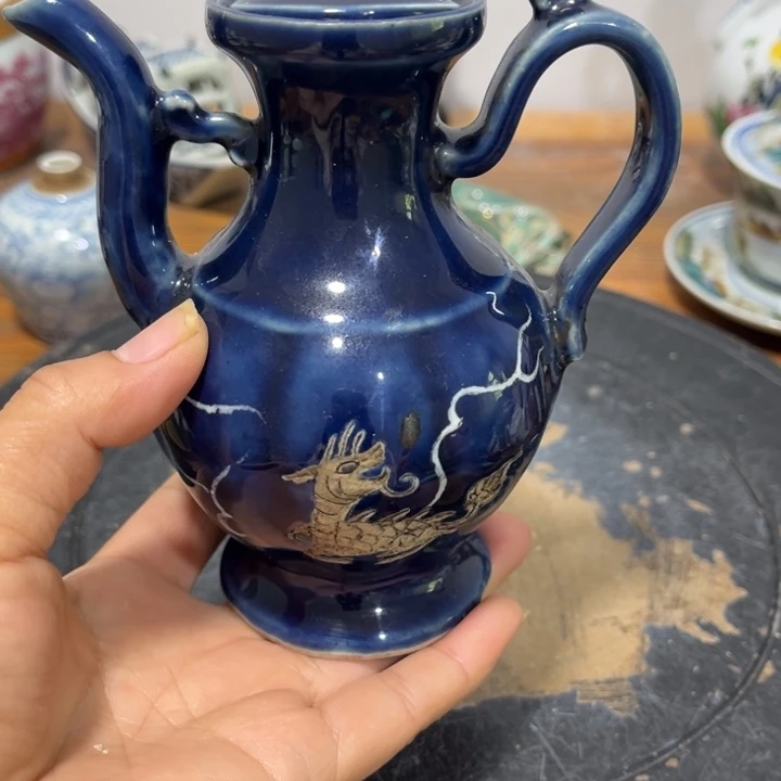 摆件陶虎**林景德镇陶瓷艺术品