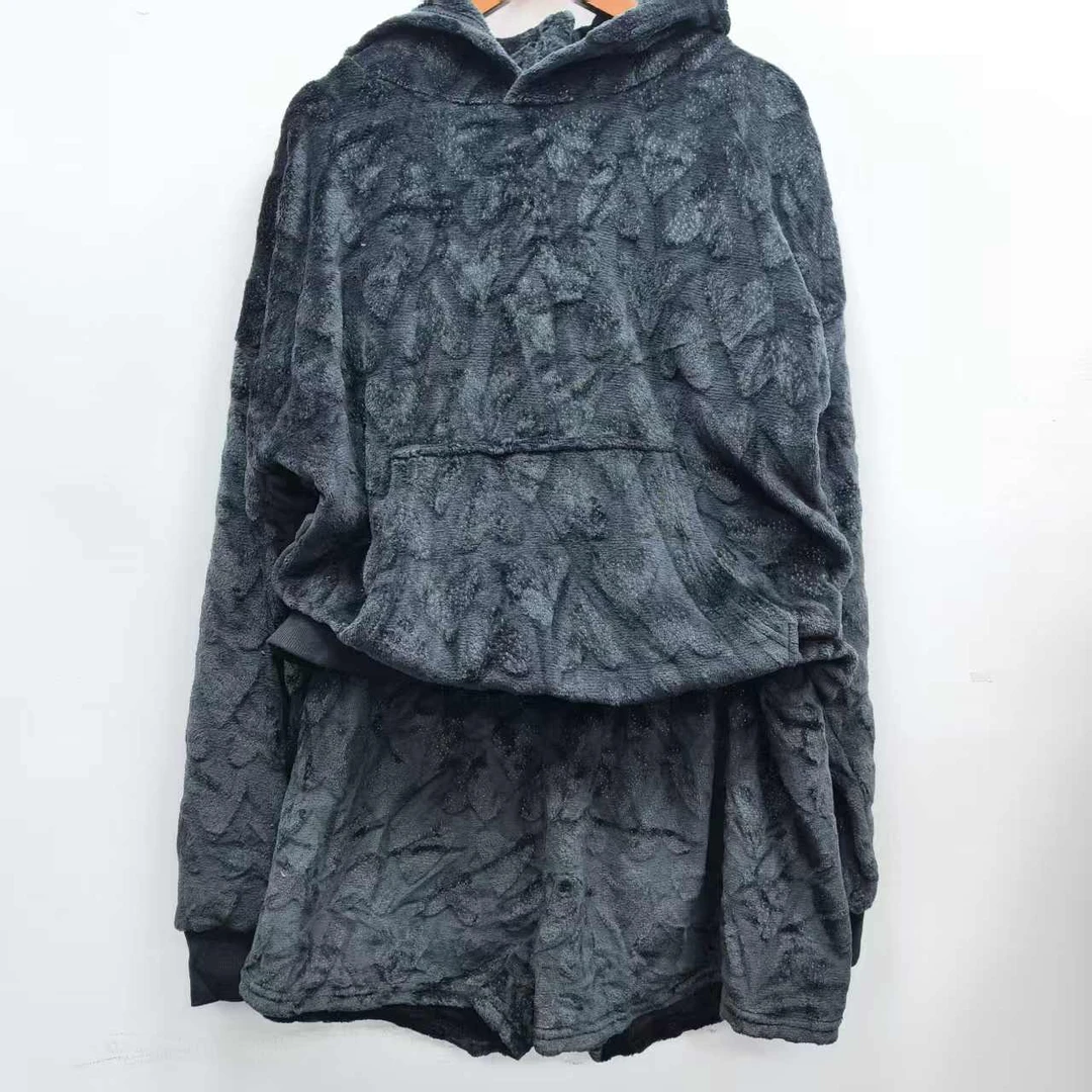 L4 欧美单时尚两穿短裤套装(断码清仓)