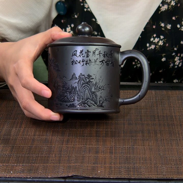 茶杯紫砂高货放漏