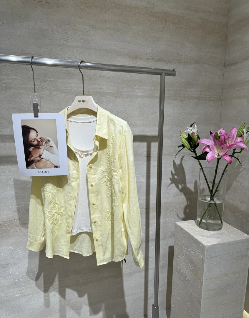 乐乐小铺-刺绣衬衣