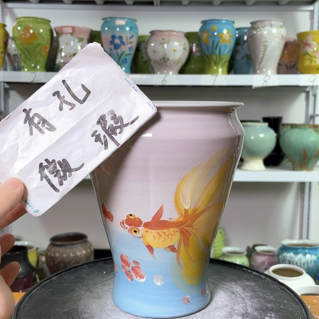景德镇陶瓷花盆花器暇256