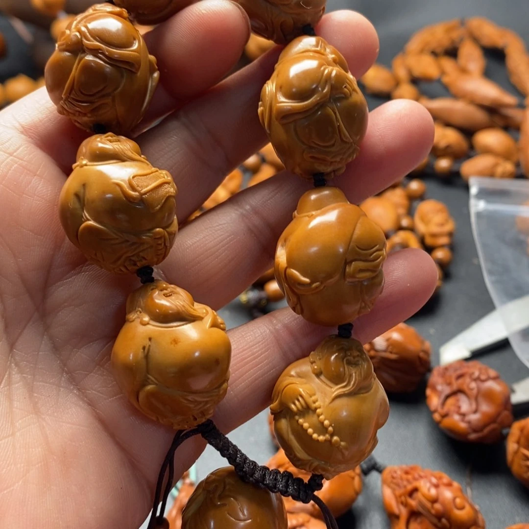 吊坠橄榄核号*橄榄核微花