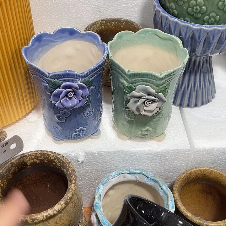 陶瓷花盆全场10包邮