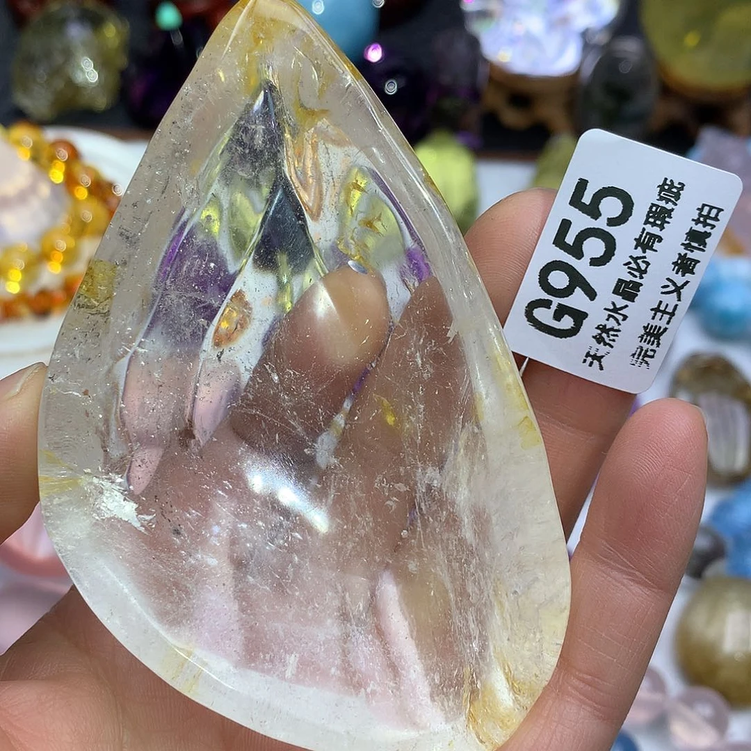 水晶未镶嵌珠宝半成品