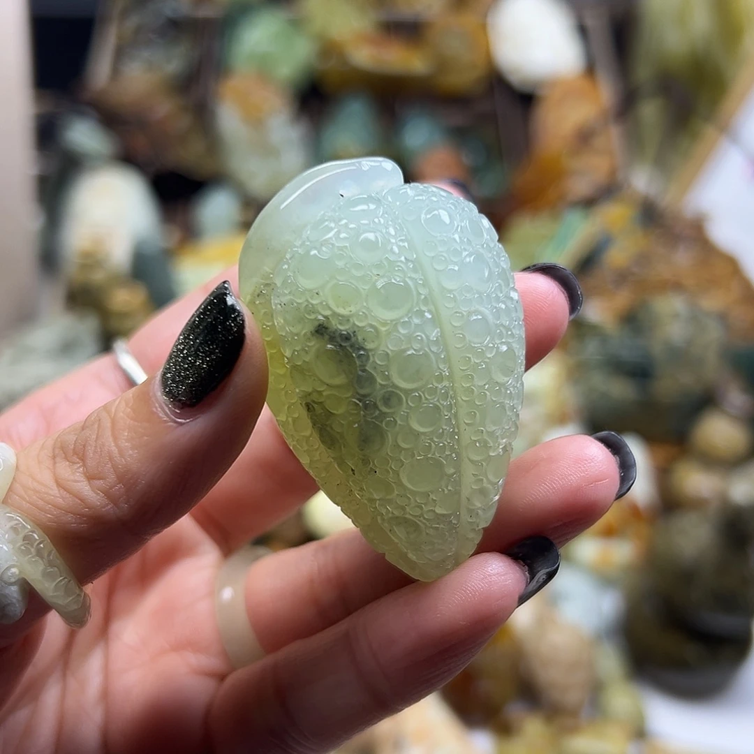 未镶嵌岫玉颈饰岫玉福瓜手玩